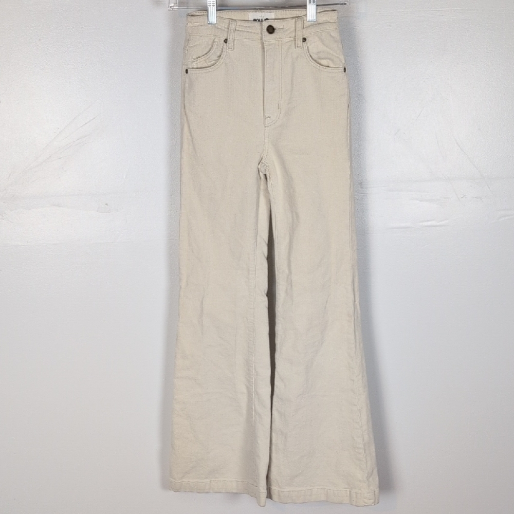 ROLLA'S Cream Boot Cut Jeans